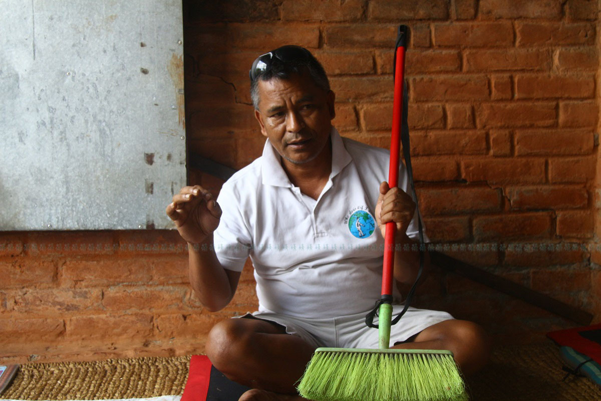 राजमान महर्जन। तस्बिरः निशा भण्डारी/सेतोपाटी