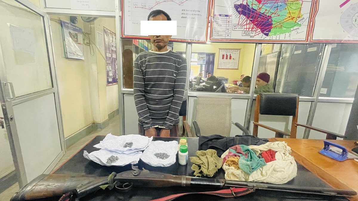 जुगारू चौधरीको हत्या आरोपमा पक्राउ परेका शेरबहादुर केसी। फाइल तस्बिर