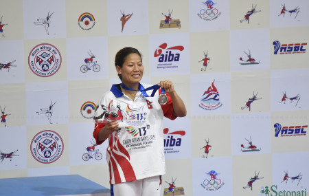 माला राई। तस्बिरः  नारायण महर्जन/सेतोपाटी