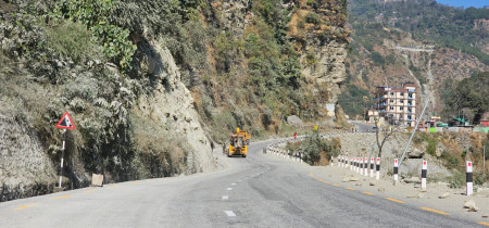 बेनी-गलेश्वर सडक खण्ड। तस्बिर सौजन्यः सुवासचन्द्र कार्की