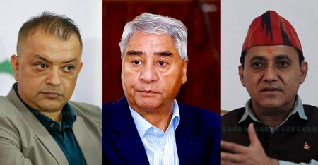 देउवा सिंगापुरबाट फर्केको भोलिपल्टै बानेश्वरमा '६ भाइ' को सामूहिक भेला, दुई महामन्त्रीलाई काउन्टर