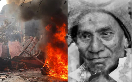 गणेशमान सिंहले २०४६ सालमा जनआन्दोलन घोषणा गरेको घर बनाइयो खरानी