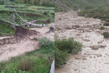 हुम्लाको नाम्खामा फेरि आयो भेलबाढी, हिमतालबाटै उत्पत्ति भएको आशंका