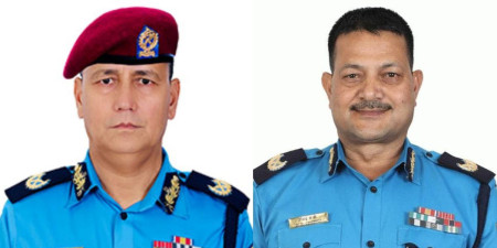 कुवेर कडायत (बायाँ) र रवीन्द्र केसी