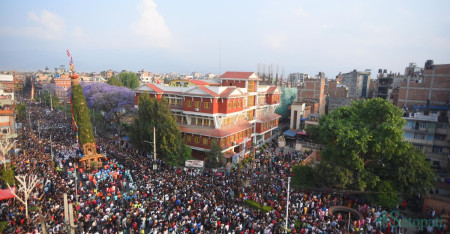 ललितपुरमा देखिने बौद्ध चारधाम यात्राको झलक