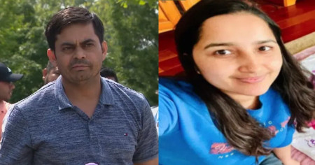 नरेश भट्ट र ममता काफ्ले भट्ट। तस्बिरः सेभेन न्युज।