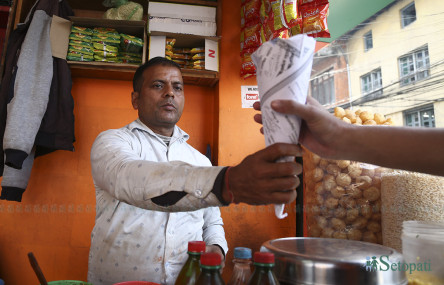 सानो अड्डाको भव्य र भाइरल 'बाहुबली पानीपुरी'