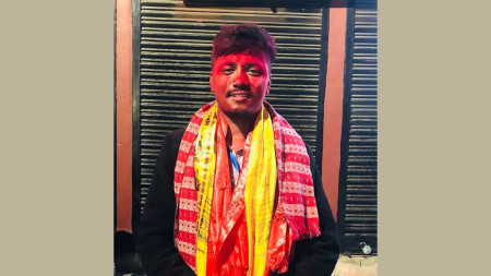 अध्यक्ष निर्वाचित रोहित कपाली।