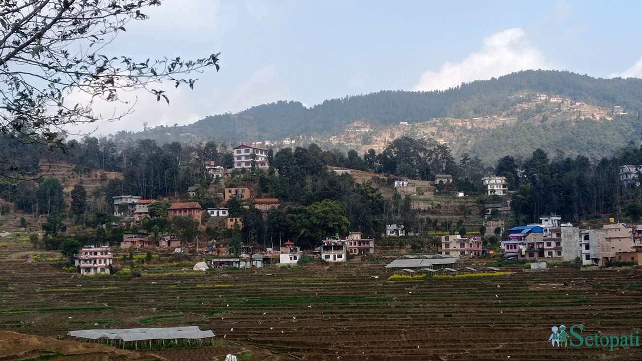 पनौतीको प्राचीन बस्ती भनिने जेलाँदे। तस्बिर: सबिना श्रेष्ठ/सेतोपाटी