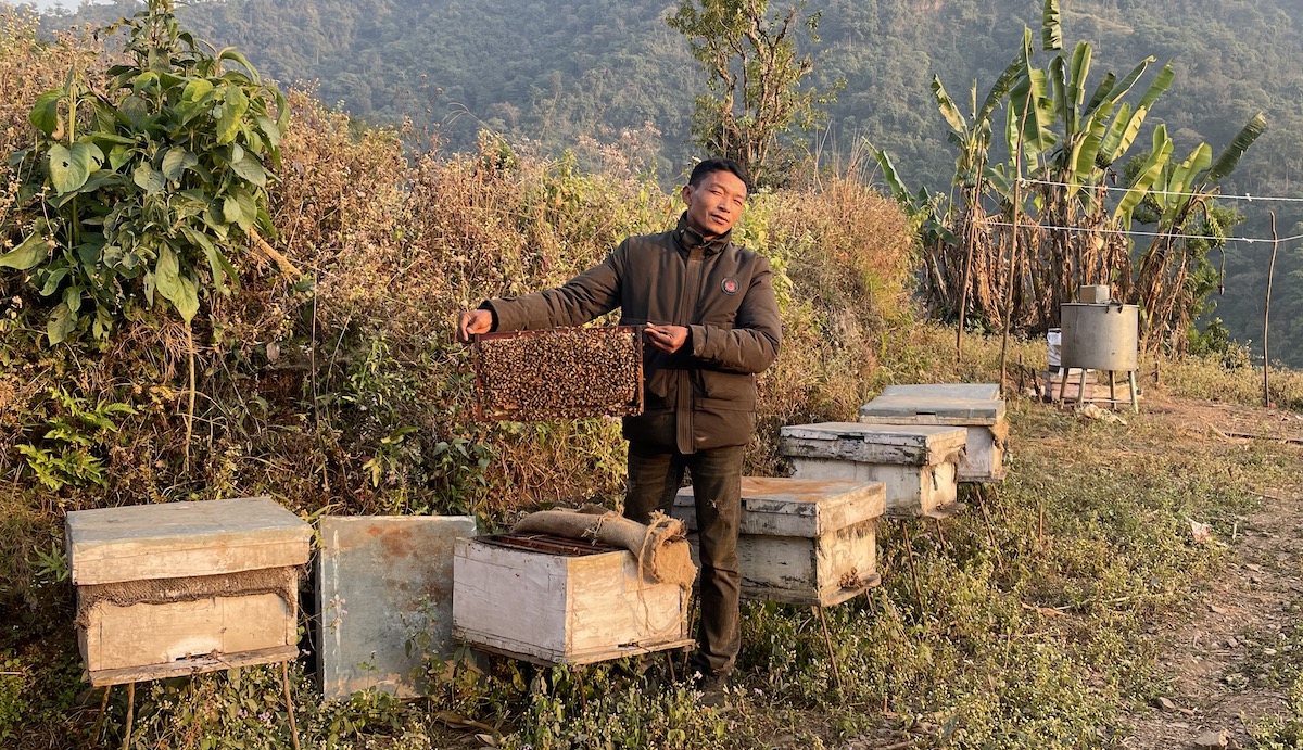 गमबहादुर चेपाङ। तस्बिर: राजेश घिमिरे/सेतोपाटी