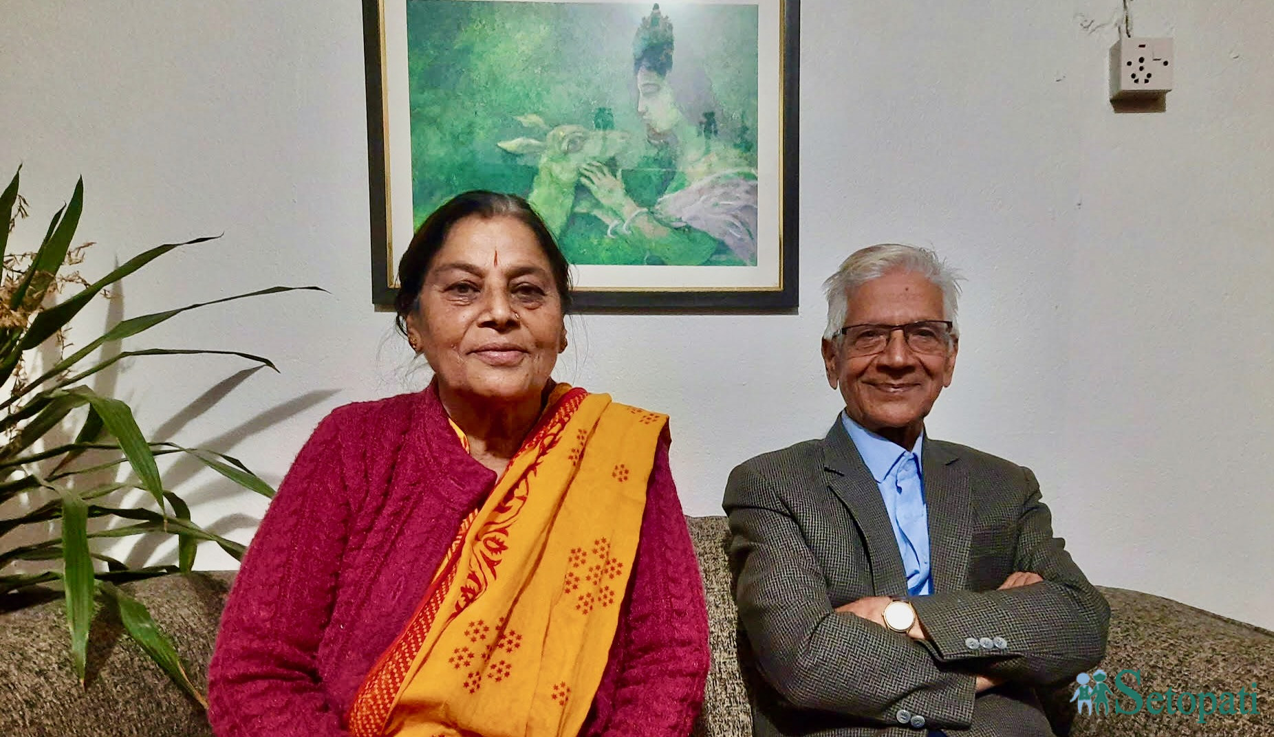 पार्वती र वात्स्यायन (दुर्गा बराल)। तस्बिर: युवराज श्रेष्ठ/सेतोपाटी