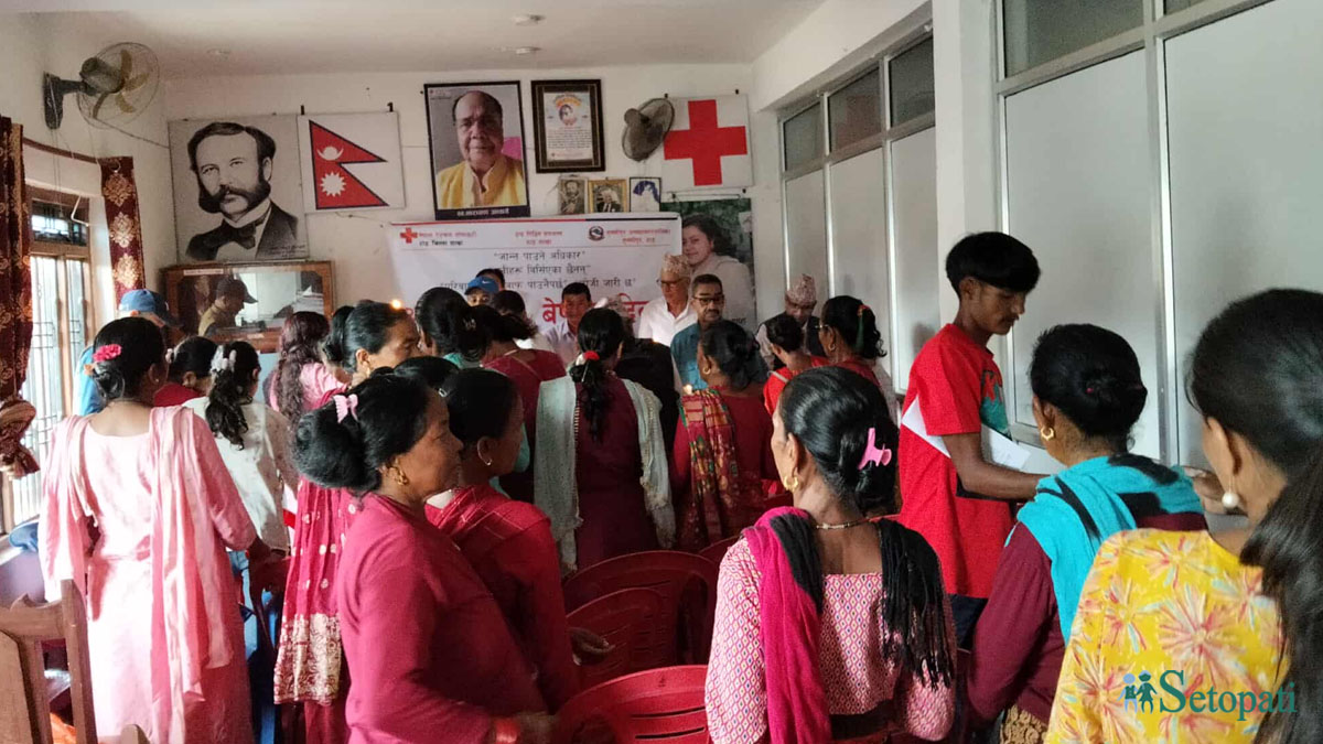 शनिबार तुलसीपुरमा आयोजित कार्यक्रम।