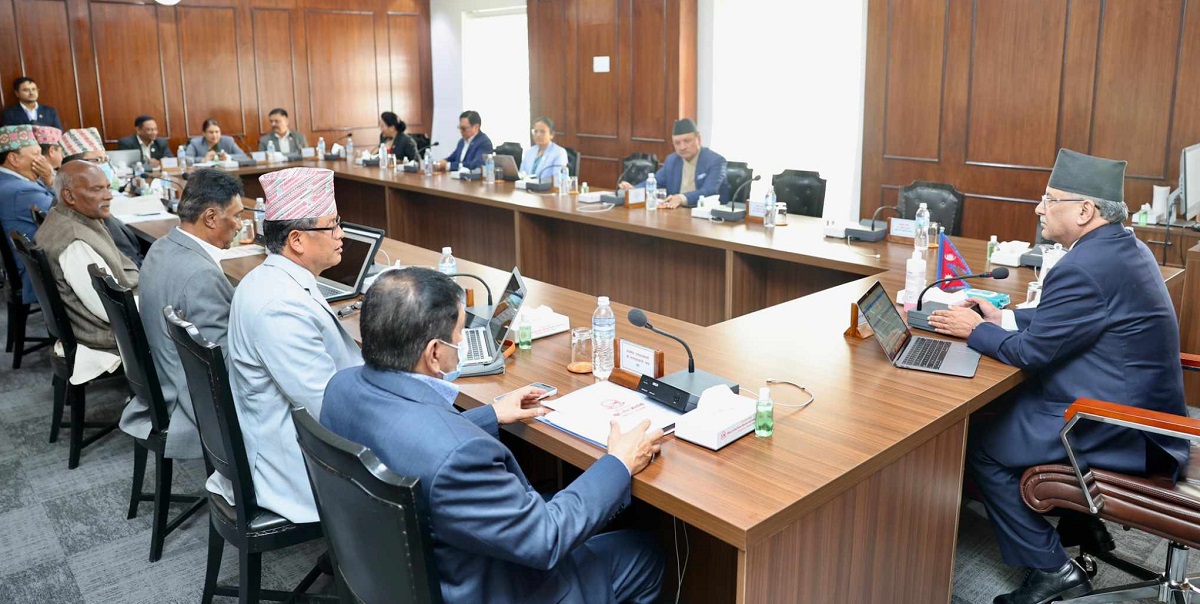 तस्बिर: प्रधानमन्त्रीको सचिवालय।