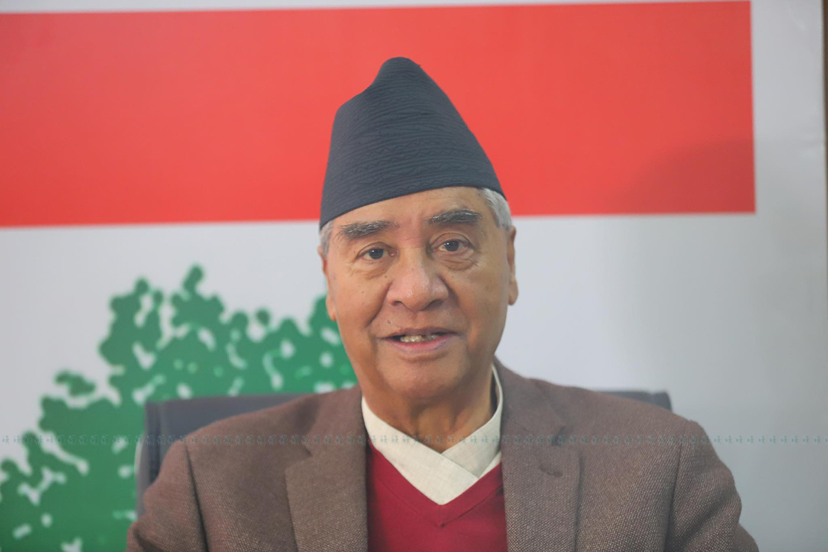 सभापति शेरबहादुर देउवा। फाइल तस्बिर।