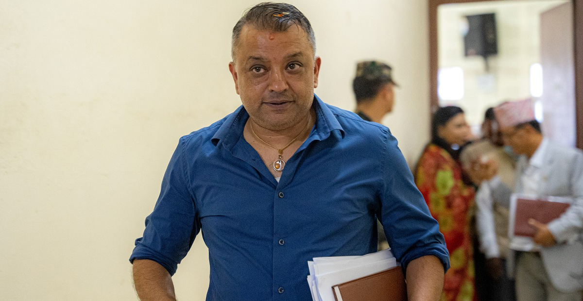 महामन्त्री गगन थापा। फाइल तस्बिर।