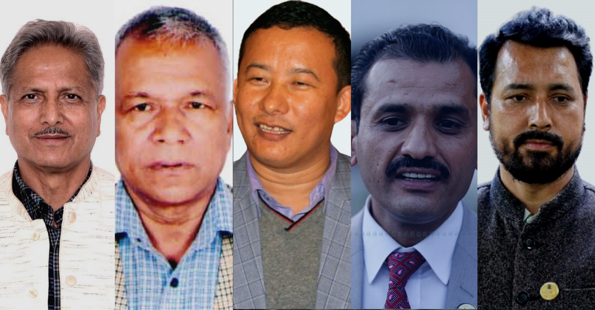 उपमहासचिव हरिबोल गजुरेल, सचिव गणेश साह,  केन्द्रीय सदस्य इन्द्र आङ्बो,  माधव सापकोटा र बागमती प्रदेश अध्यक्ष  सरल सहयात्री।