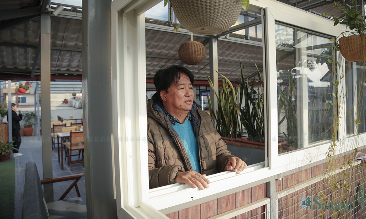 निर्देशक नवीन सुब्बा। तस्बिरः नवीनबाबु गुरूङ/सेतोपाटी