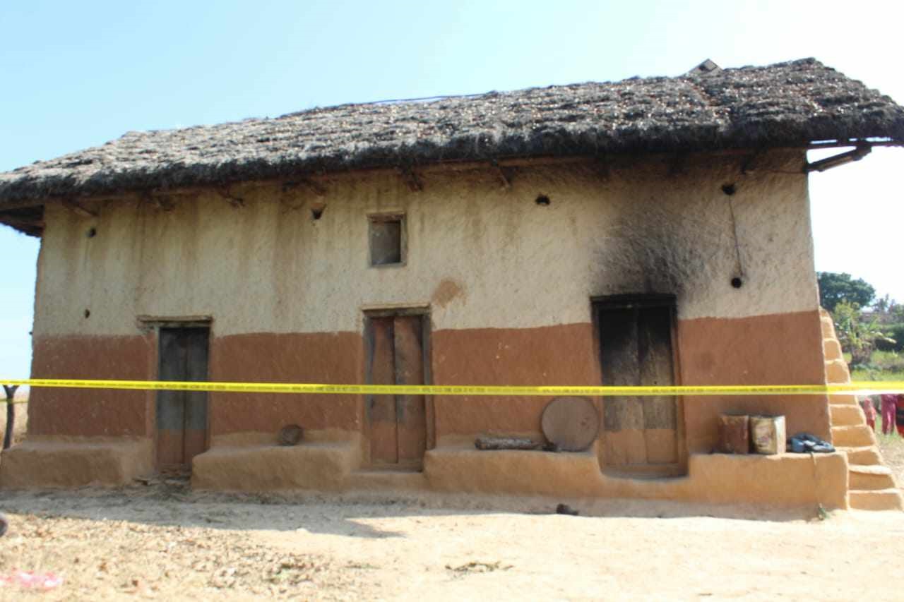 मोहन पुनको घर जहाँ सीमा कवरको हत्या भएको हो। तस्बिरः प्रहरी