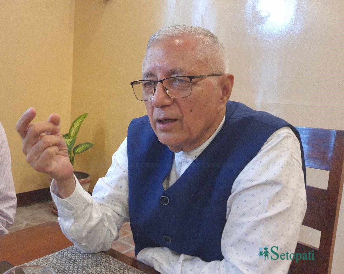 कांग्रेस नेता शेखर कोइराला। तस्बिर: प्रशन्न पोखरेल/सेतोपाटी।