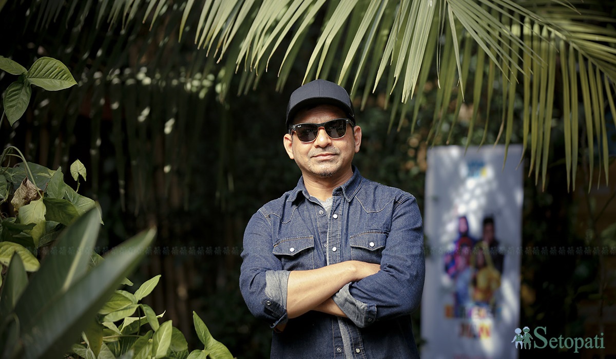 'कर्मा ब्यान्ड' का गायक सुरेन्द्रमान सिंह। तस्बिरः नवीनबाबु गुरूङ/सेतोपाटी